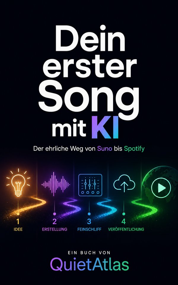 Dein erster Song mit KI – Buch von QuietAtlas